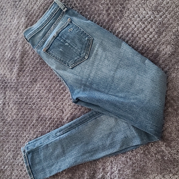 Rag & Bone Skinny Destructed Jeans - Picture 6 of 14
